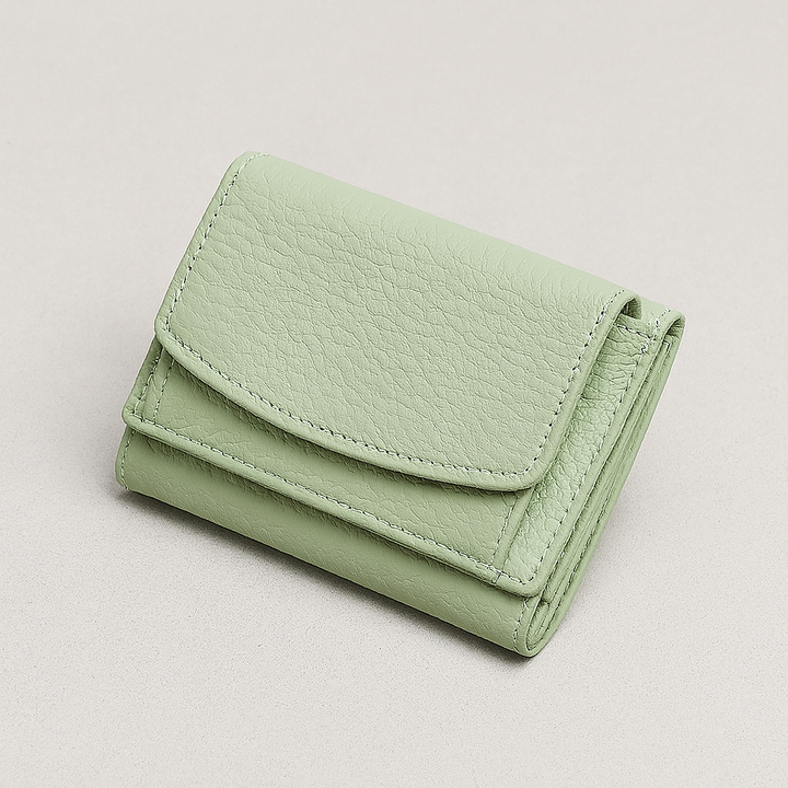 Multifunctionele handgemaakte leren portemonnee