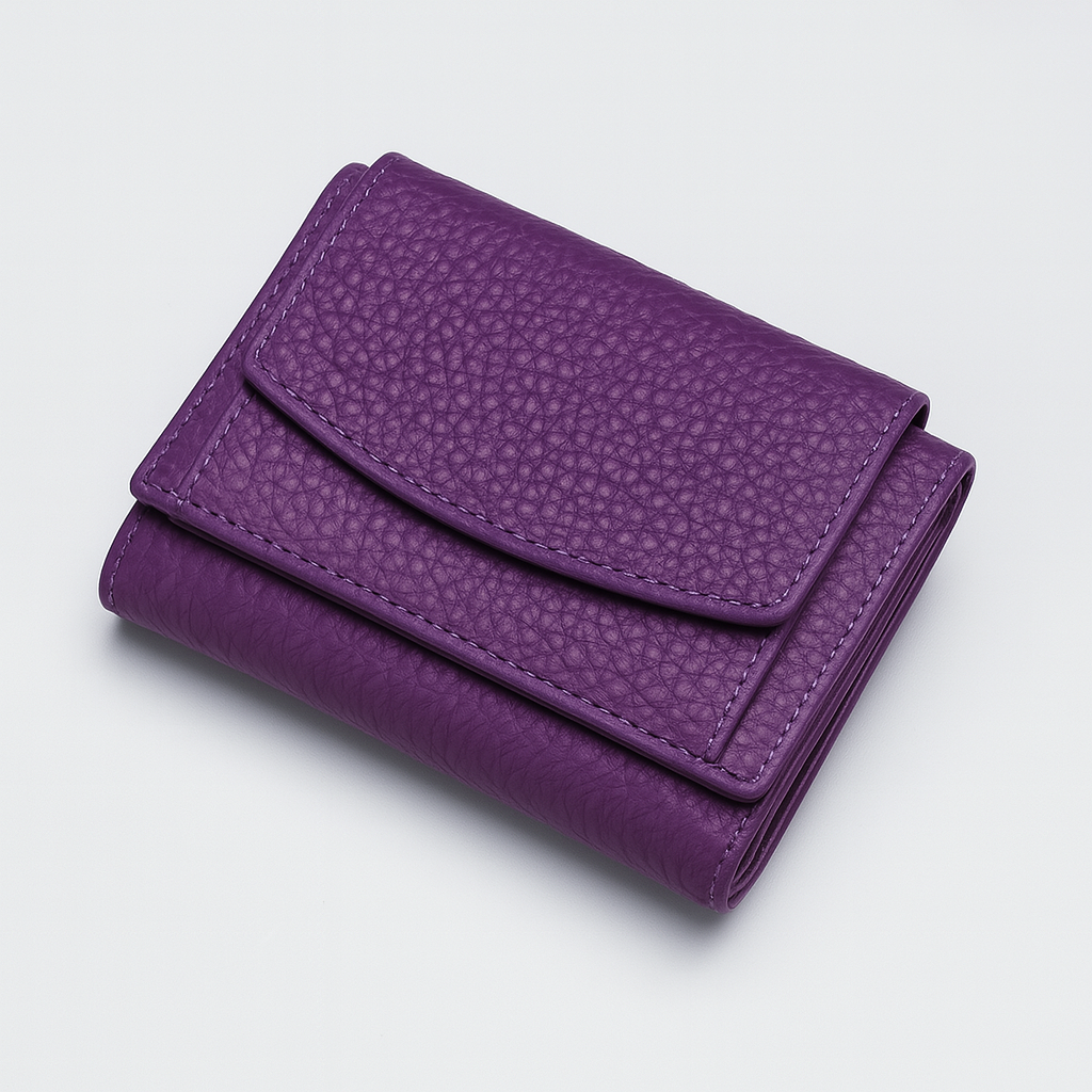 Multifunctionele handgemaakte leren portemonnee