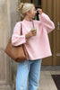 Oversized trui met ronde hals
