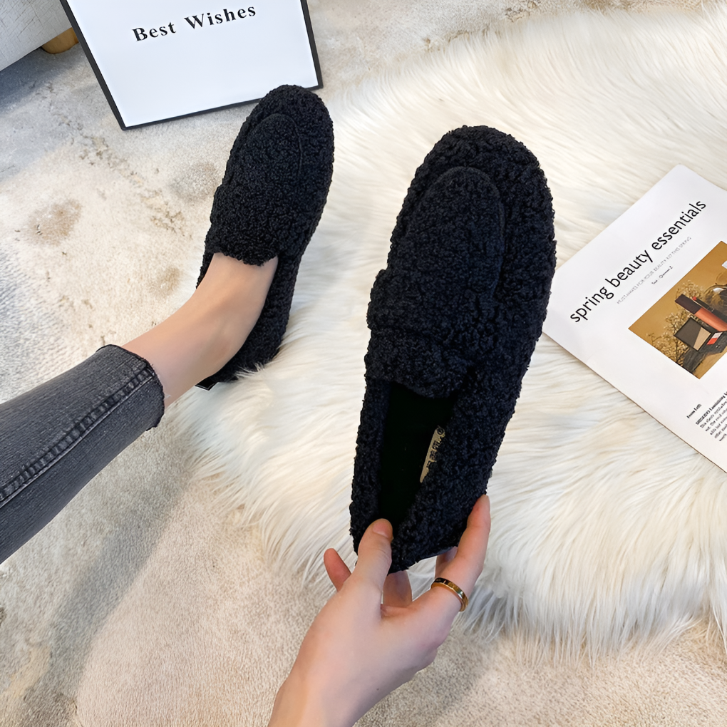 Plush slippers voor dames