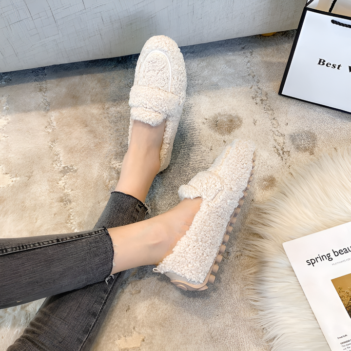 Plush slippers voor dames