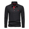 Poloshirt met lange mouwen voor heren