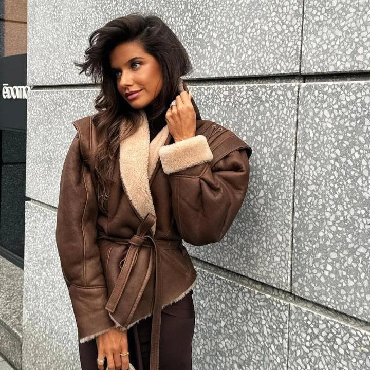 Stijlvolle Shearling Jas