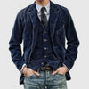 Stijlvolle vintage blazer en vest set