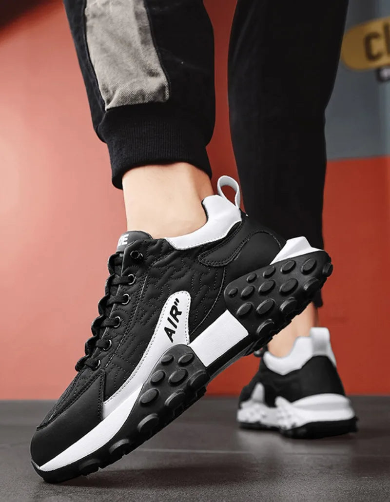StrideMax heren sneakers met plateauzool