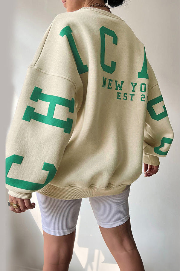 Stylish oversized trui