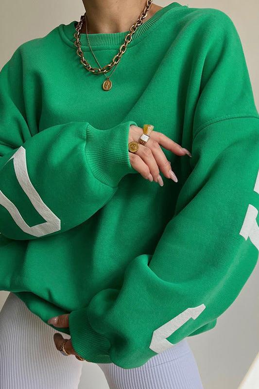 Stylish oversized trui