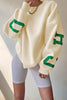 Stylish oversized trui