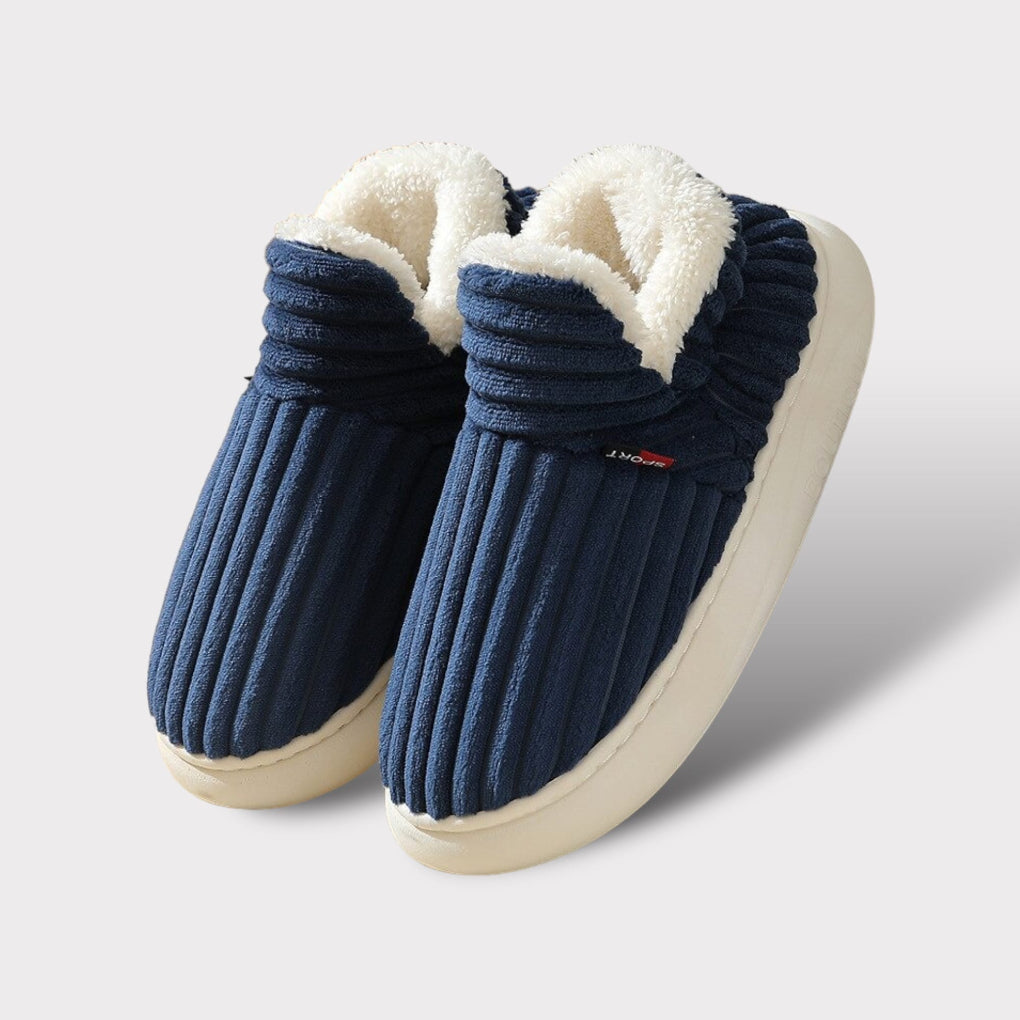 Ultra-warme ergonomische bontpantoffels
