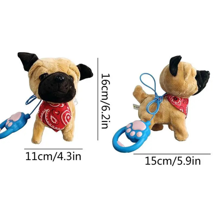 Interactieve pluche puppy – elektronische speelgoedhond