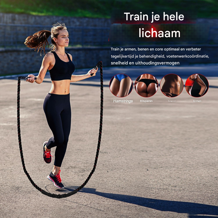 PowerJump verstelbaar springtouw