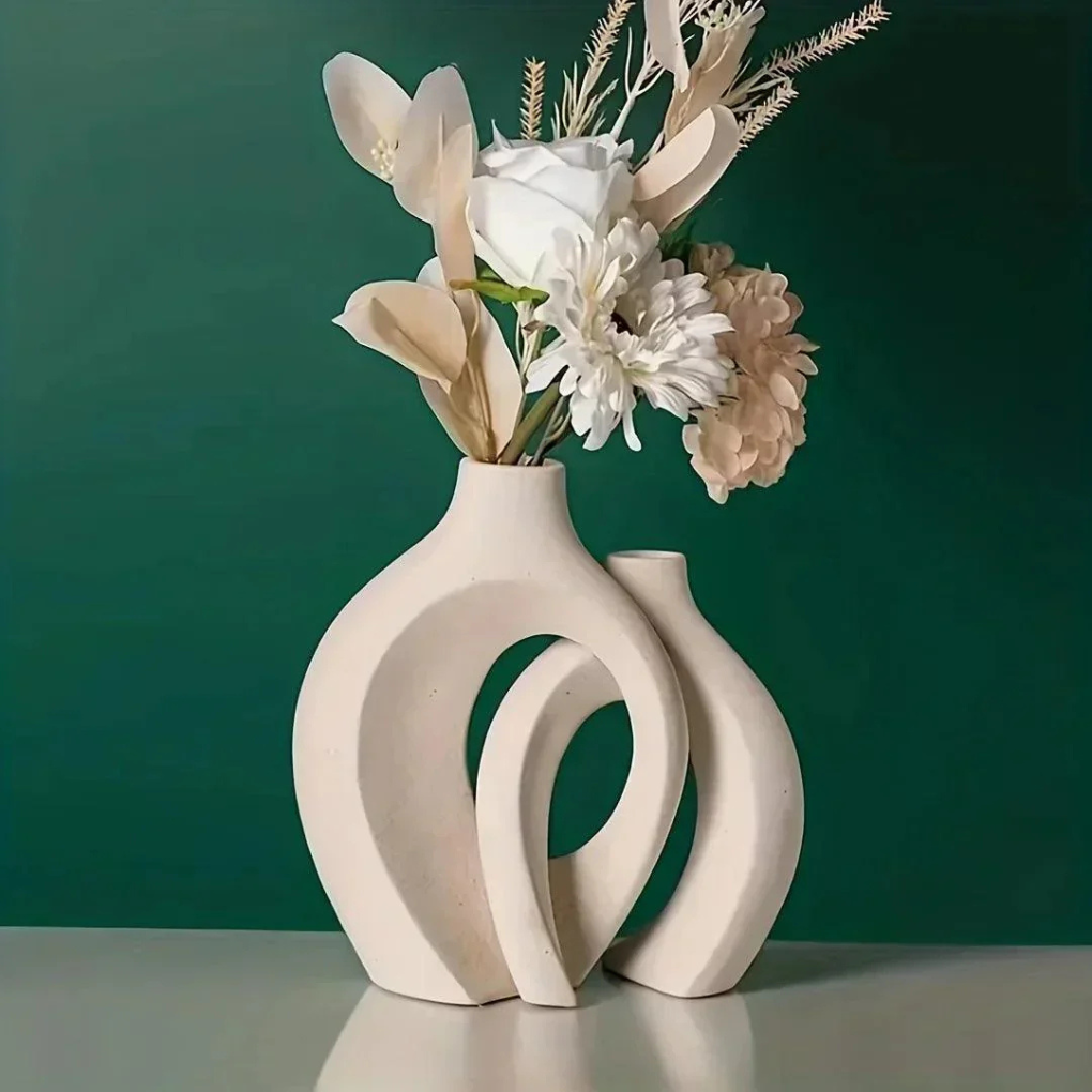 ScandiVase – Minimalistische keramische vaasset