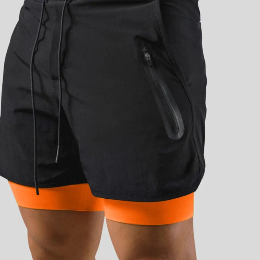 2-in-1 sportbroek voor heren
