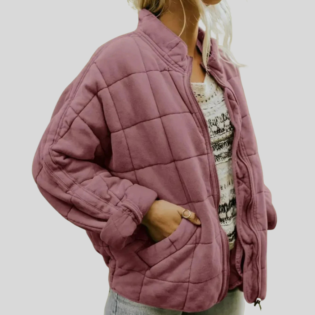 Oversized overgangsjas voor dames