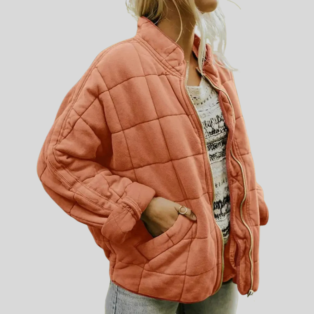 Oversized overgangsjas voor dames