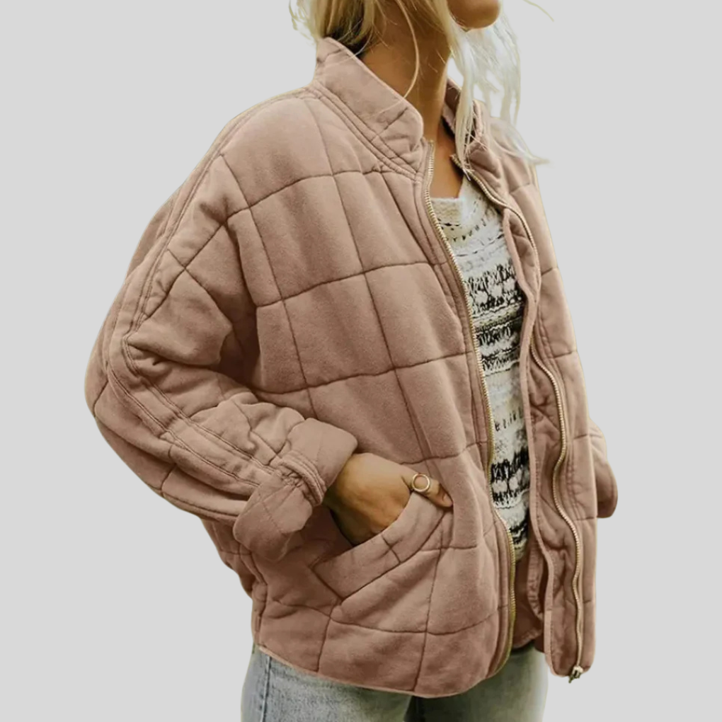 Oversized overgangsjas voor dames