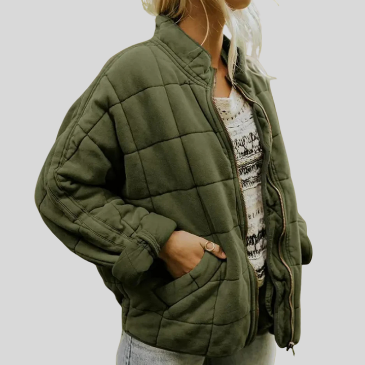 Oversized overgangsjas voor dames