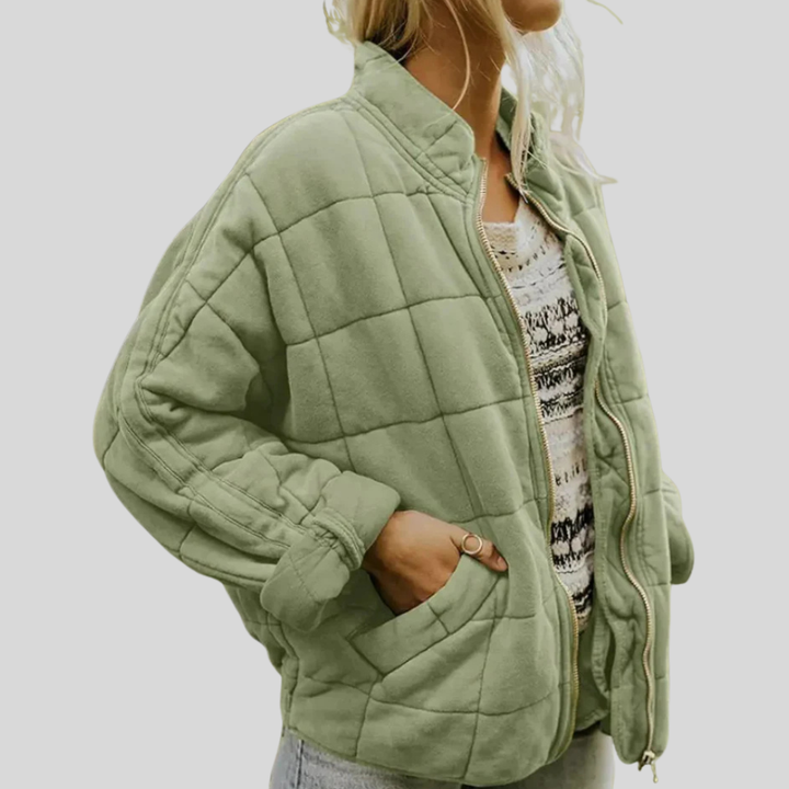 Oversized overgangsjas voor dames