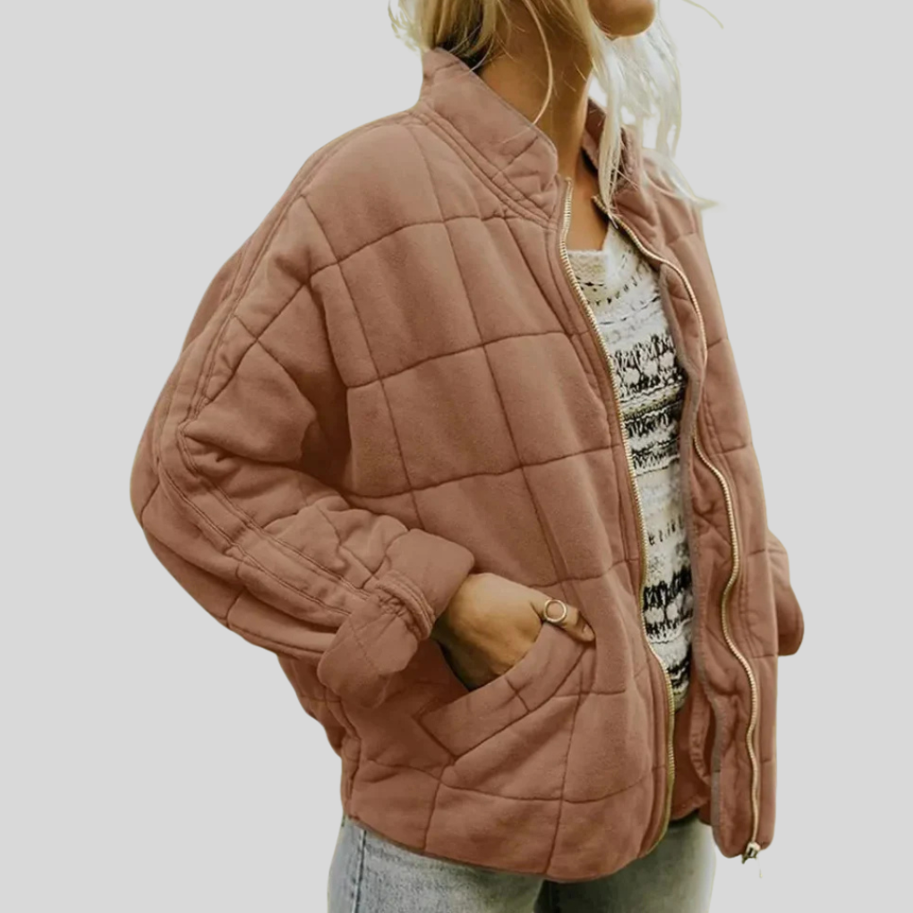 Oversized overgangsjas voor dames