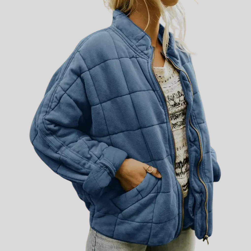 Oversized overgangsjas voor dames