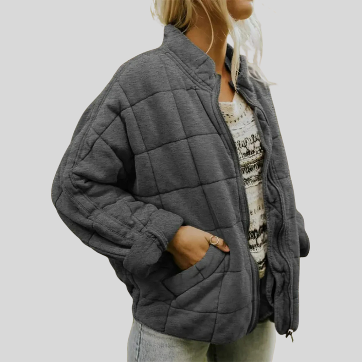 Oversized overgangsjas voor dames