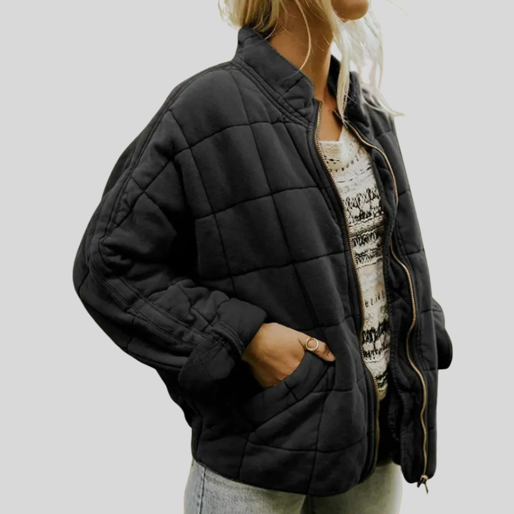 Oversized overgangsjas voor dames