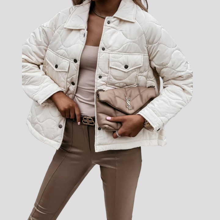 Dames modern gesneden jasje met zakken