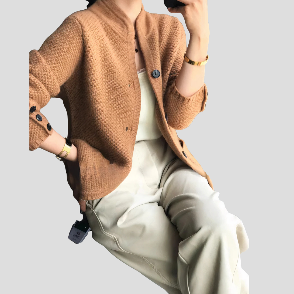 Dames Kasjmier Cardigan