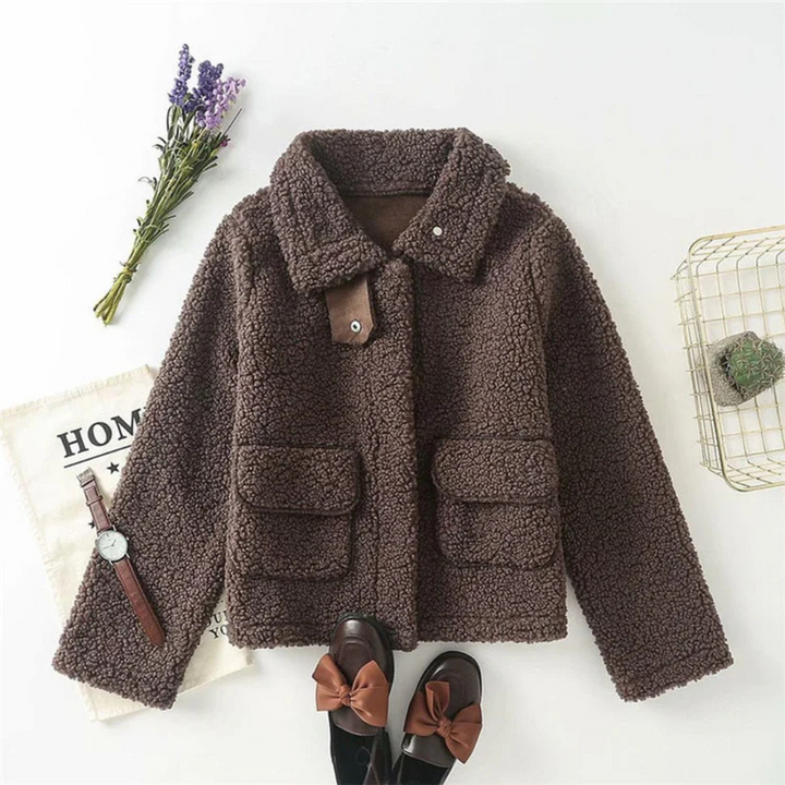 Dames modern gesneden jasje met zakken