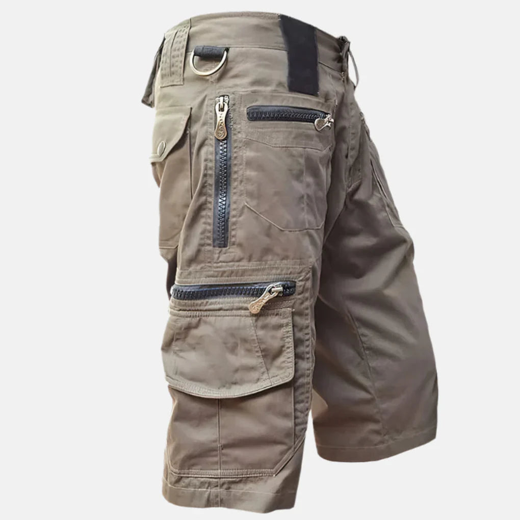 Utility Cargo Shorts voor heren met knielange pasvorm
