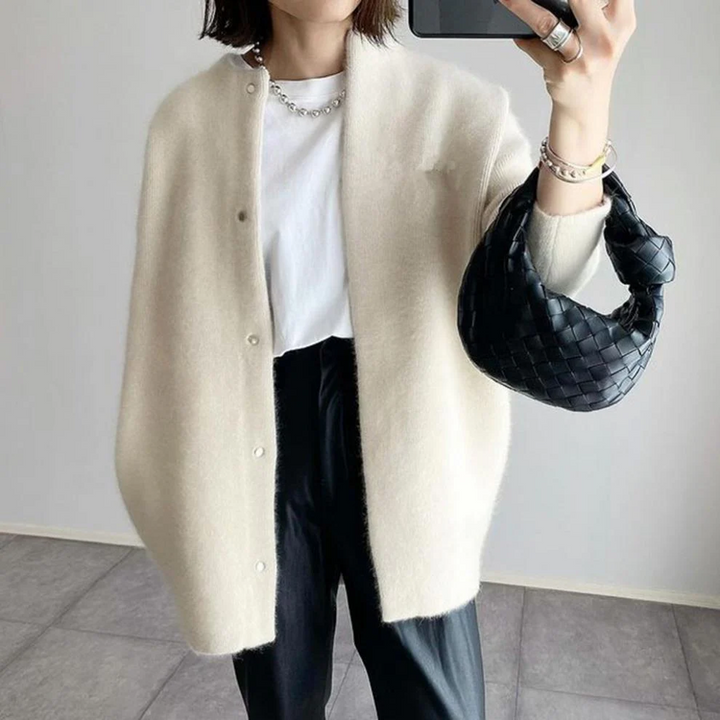 Verena gebreide cardigan – veelzijdige stijl voor gelaagde looks