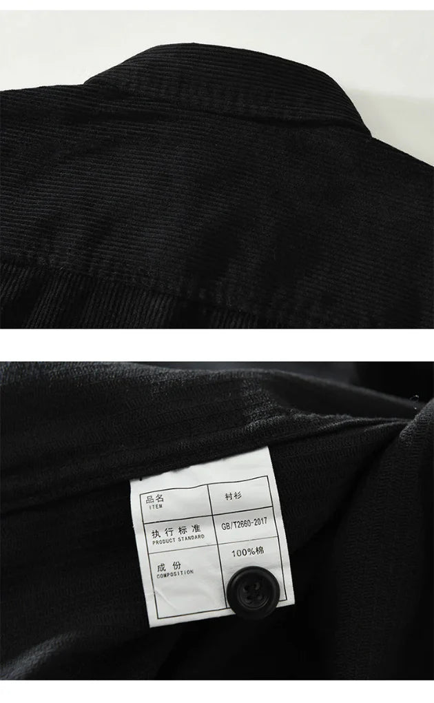 Vintage herenoverhemd met lange mouwen, klassieke stijl met tijdloze aantrekkingskracht