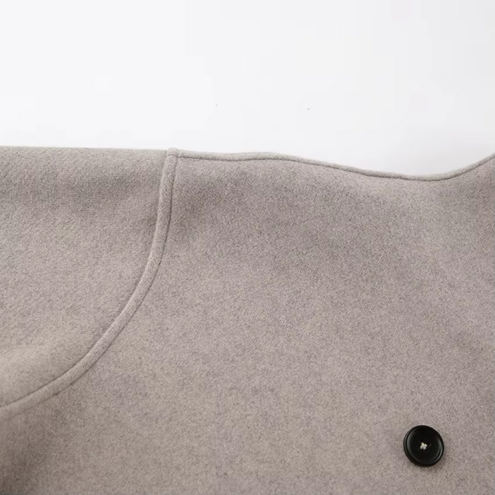 Vintage wollen jas voor dames