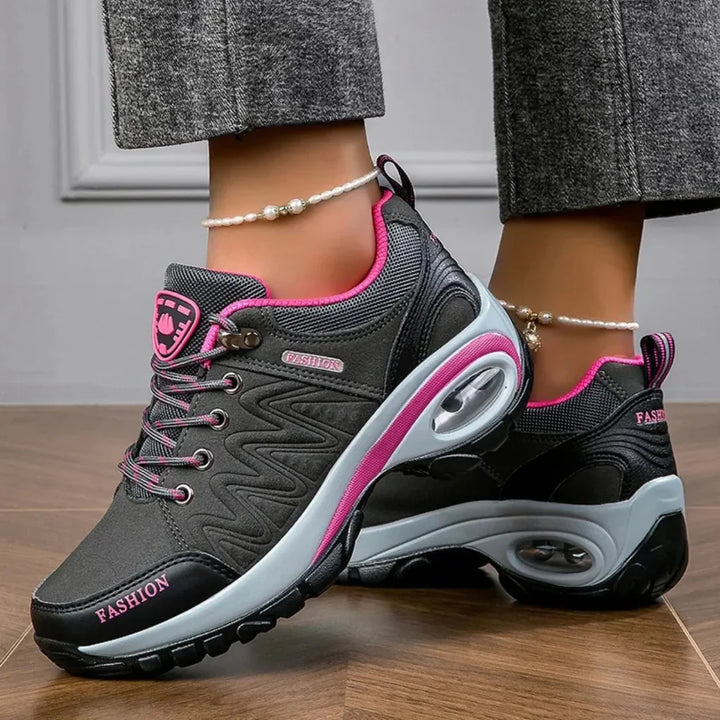 Waterbestendige kleurrijke wandelschoenen voor dames