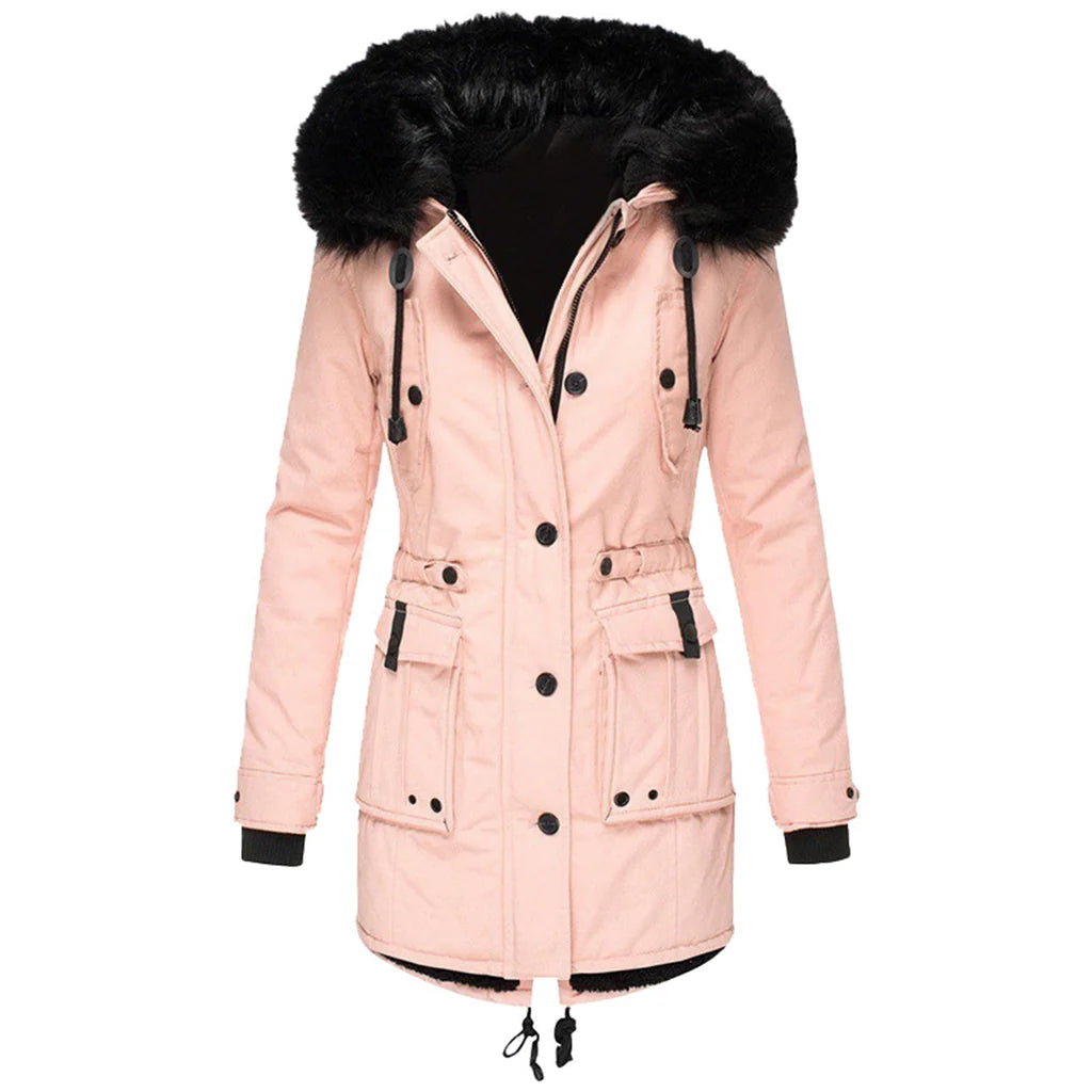 Winterjas met capuchon voor dames Stijlvolle warmte voor koude dagen