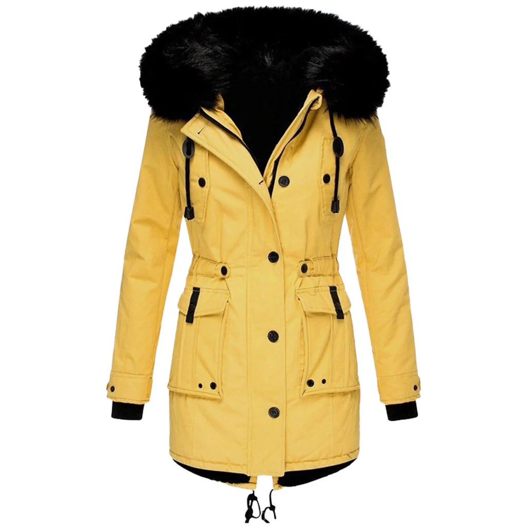 Winterjas met capuchon voor dames Stijlvolle warmte voor koude dagen
