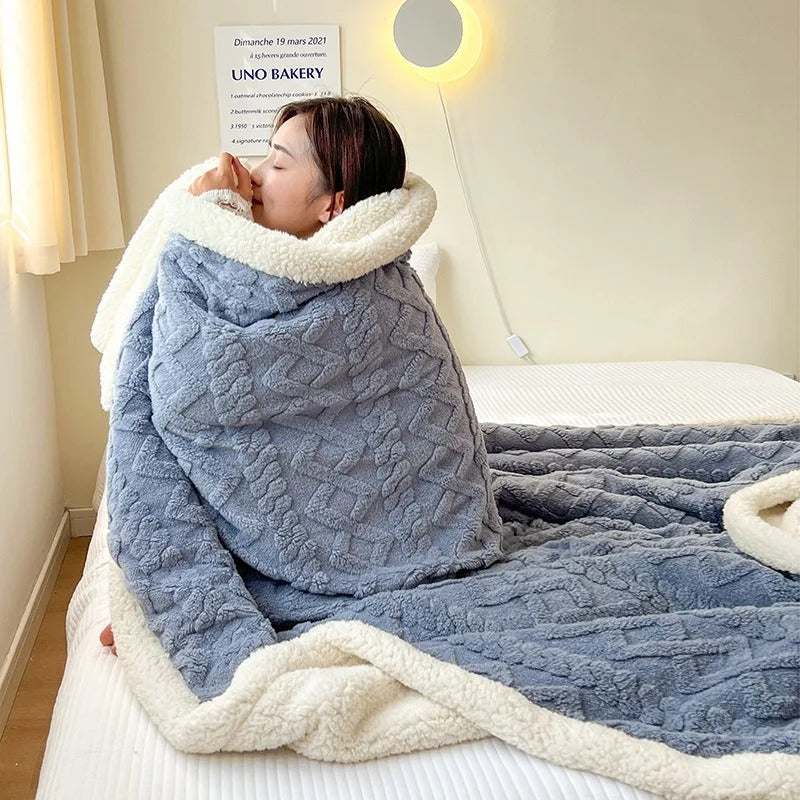 Winterlamwollen deken: ultieme warmte en comfort voor koudere dagen