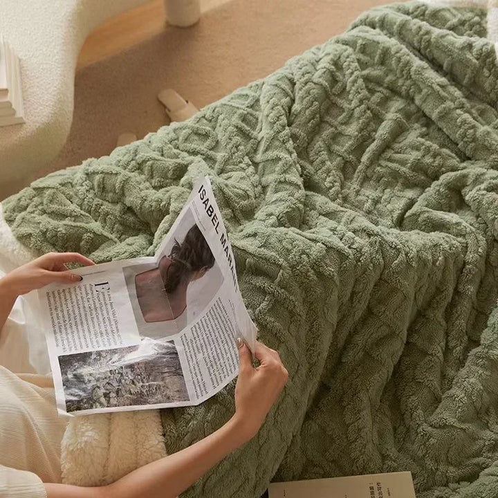 Winterlamwollen deken: ultieme warmte en comfort voor koudere dagen