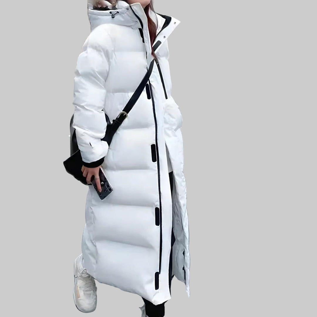 Lange water- en winddichte parka voor dames