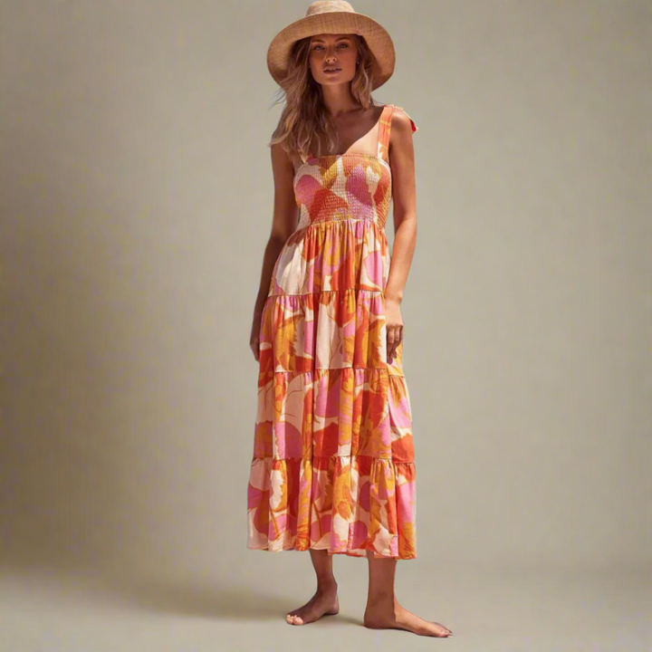 Zomerjurk met Tropische Print