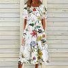 Zomerjurk met bloemenpatroon