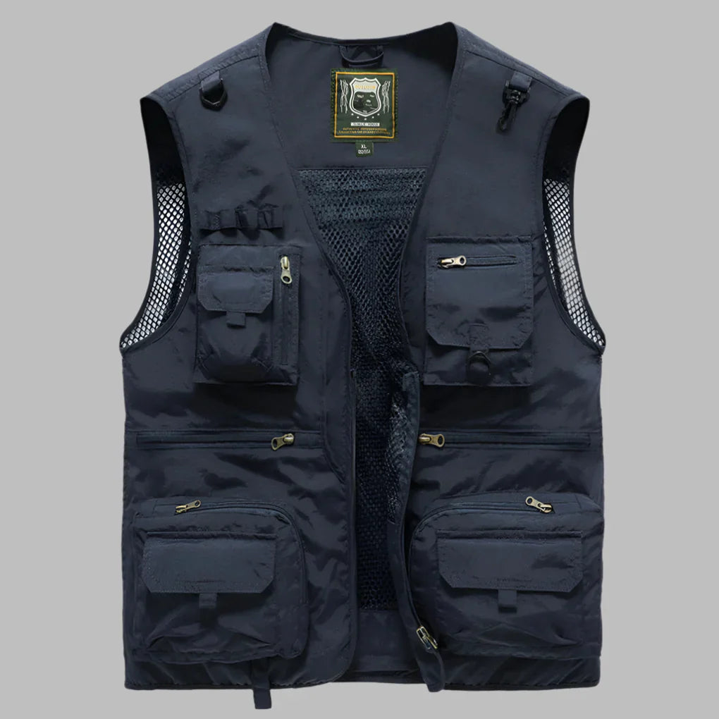 Zomervest met meerdere zakken