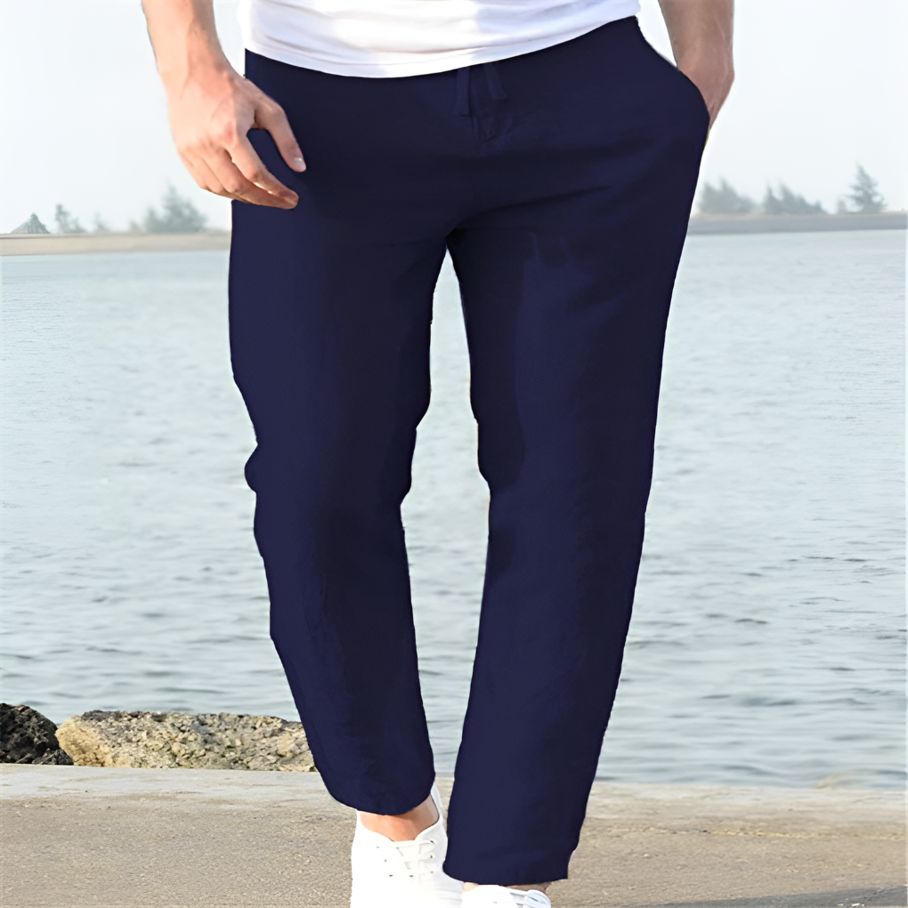 Heren linnen zomerbroek – Casual stijl met luchtig design