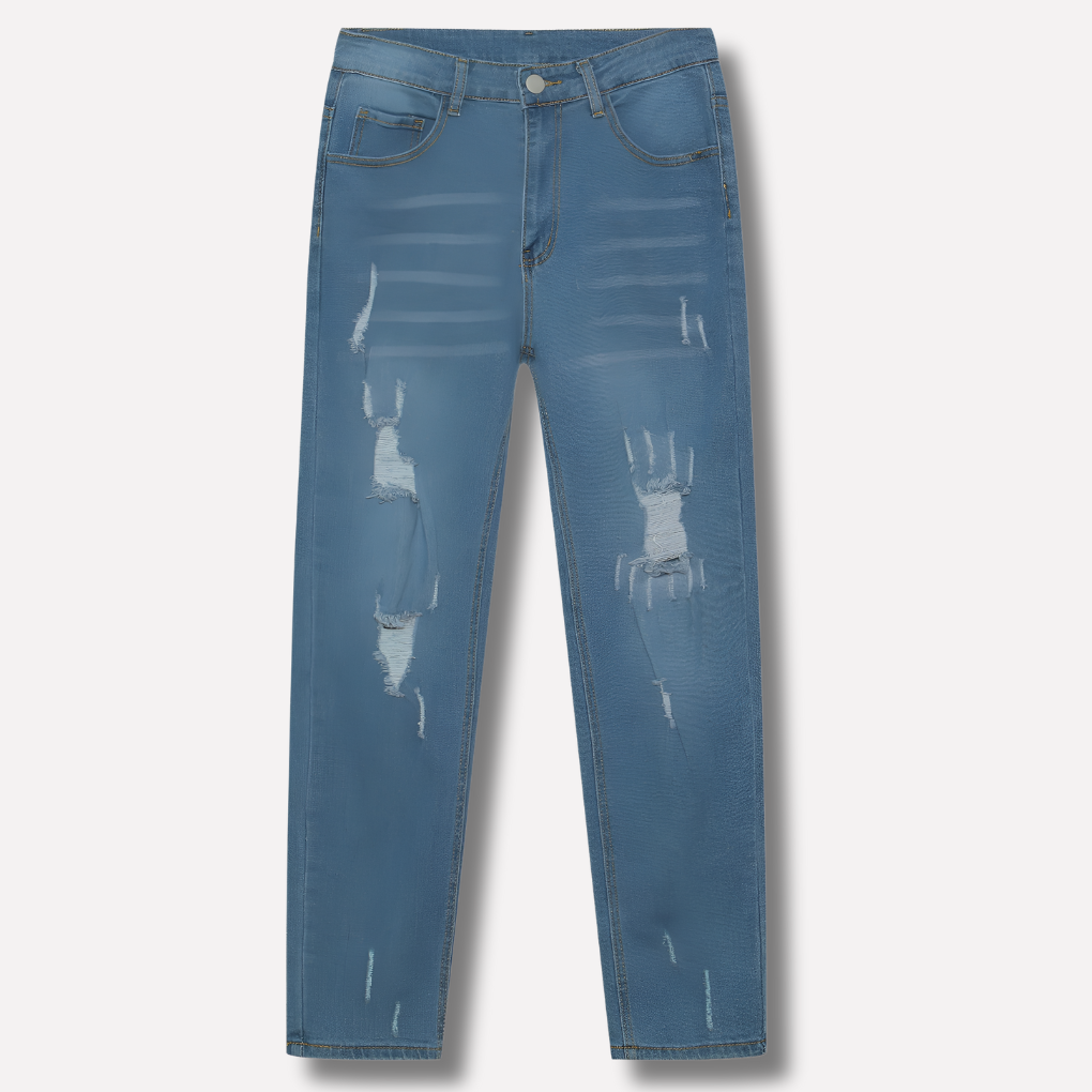 Slim fit stretchjeans voor heren
