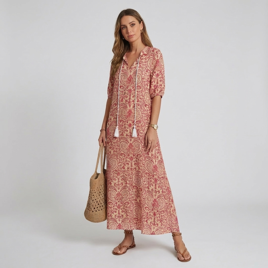 Bohemian maxi-jurk voor dames