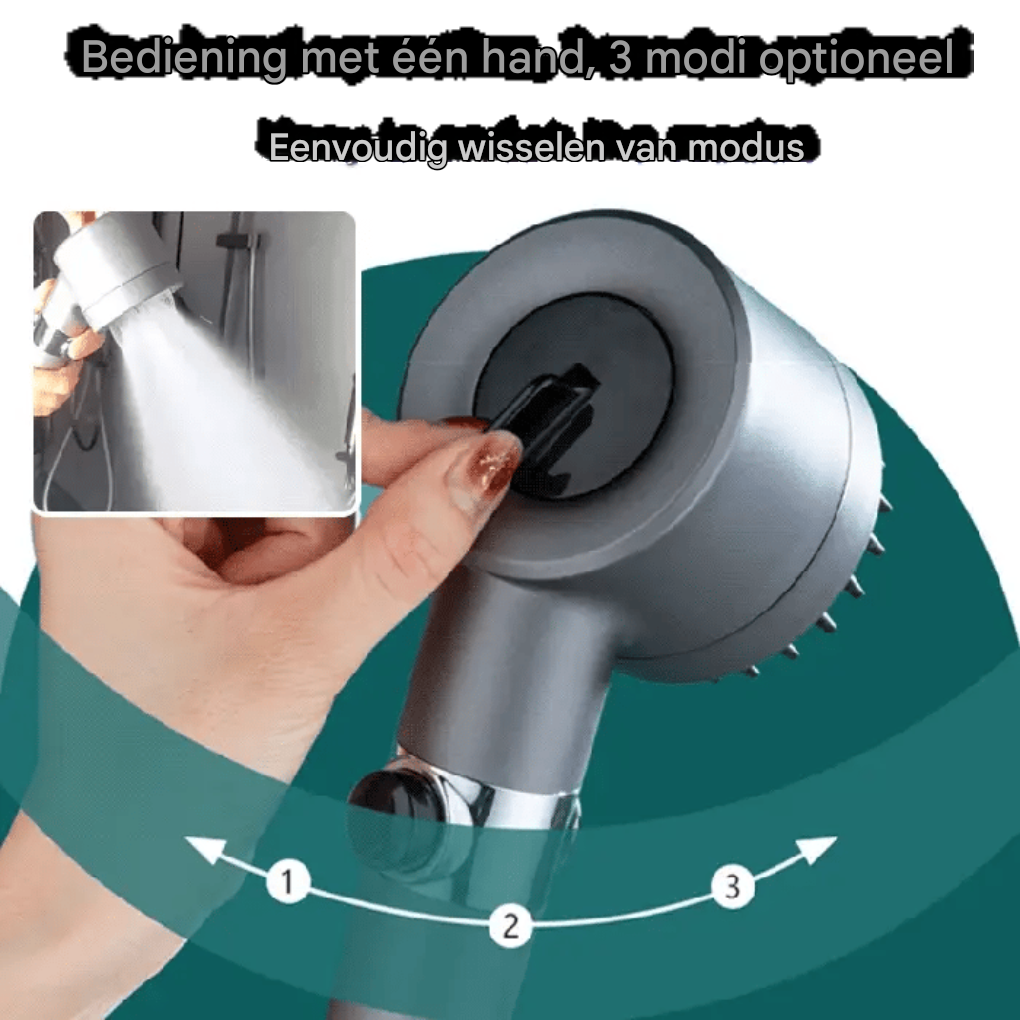 Waterbesparende douchekop