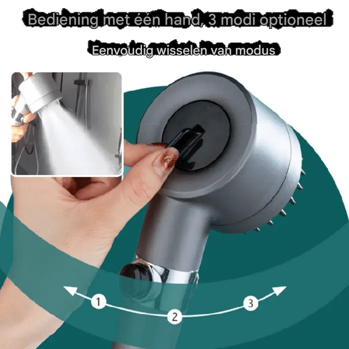 Waterbesparende douchekop