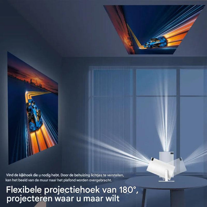 Draagbare buitenprojector